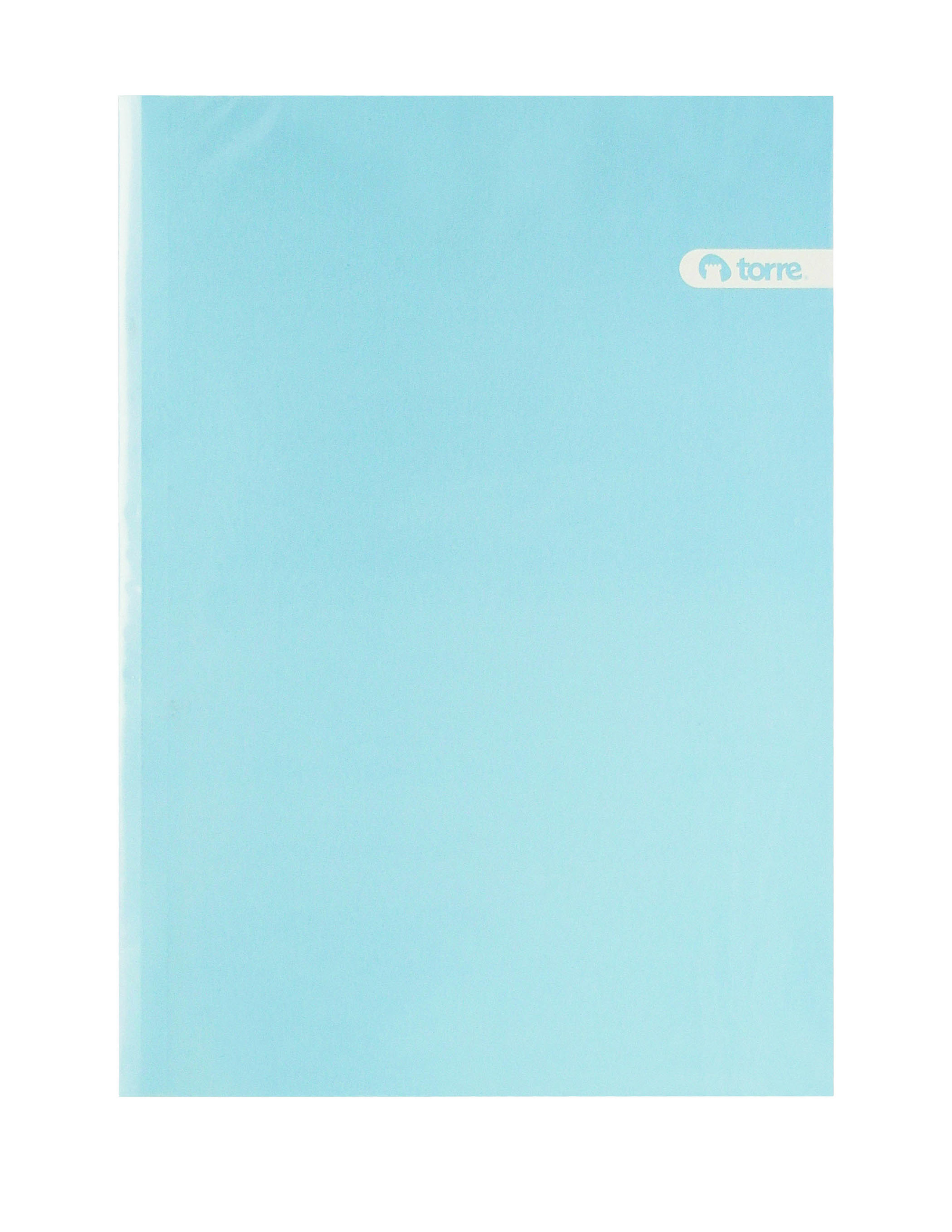 CARPETA PLASTIFICADA TORRE CELESTE C/ACCOCLIP