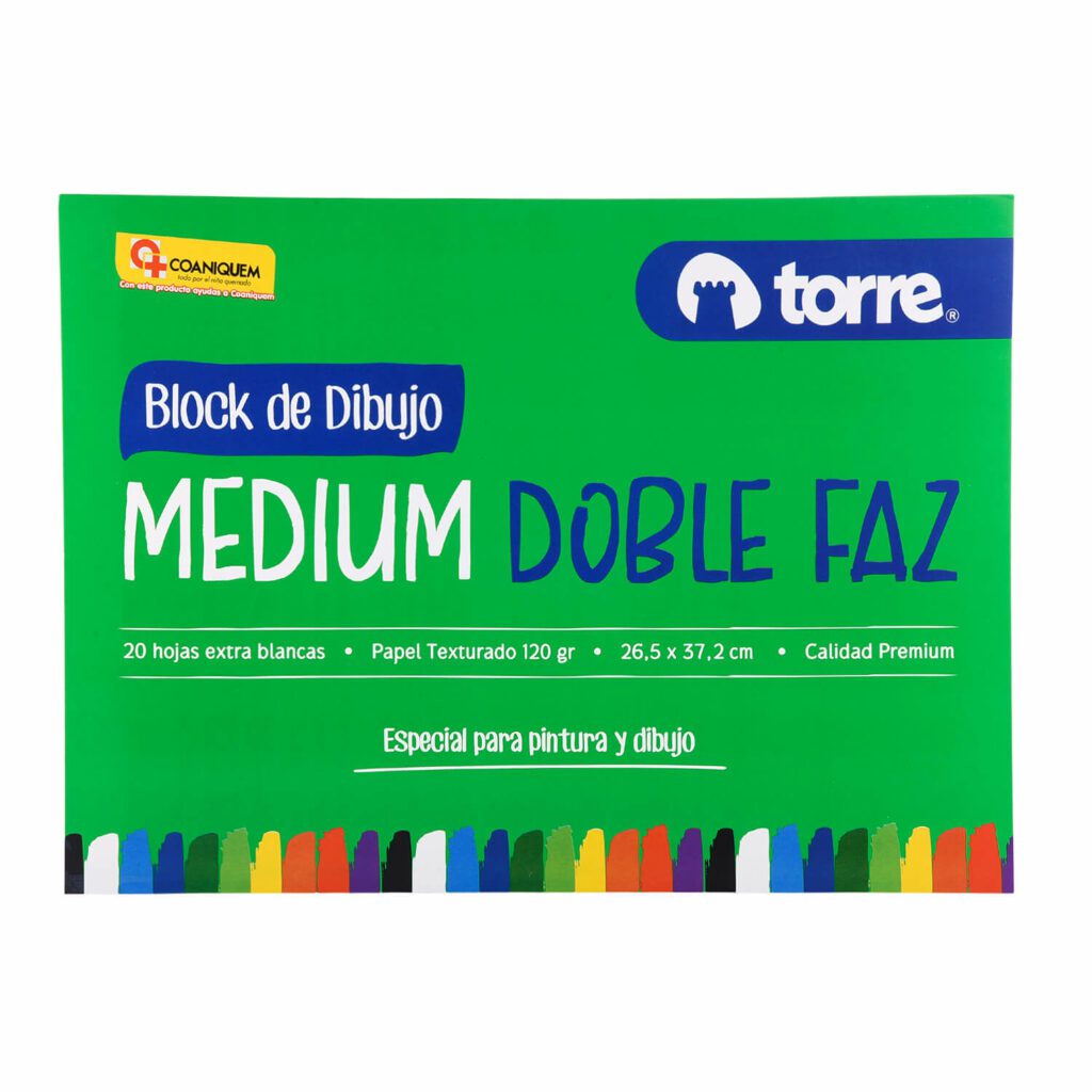 BLOCK DIBUJO M-99 DOBLE FAZ TORRE IMAGIA