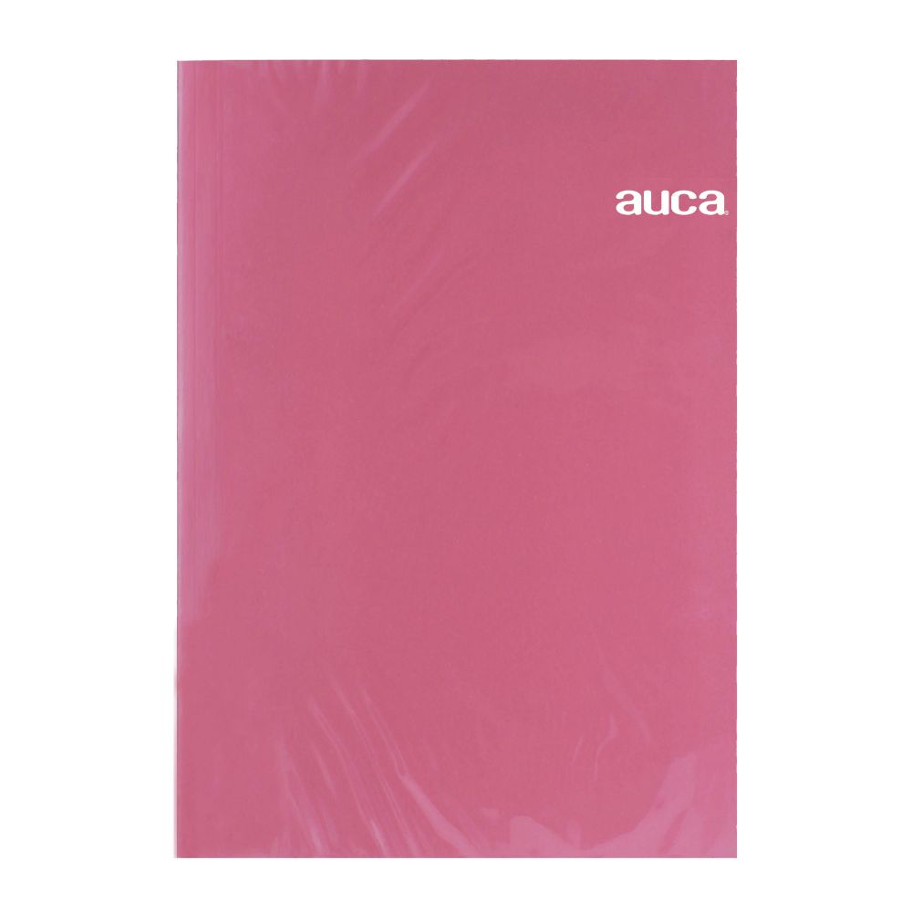 CARPETA PLASTIFICADO ROSADO C/GUSANO AUCA