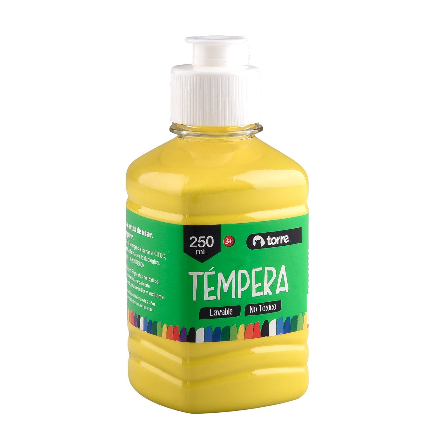 Témpera 250 ml Color Amarrillo Torre