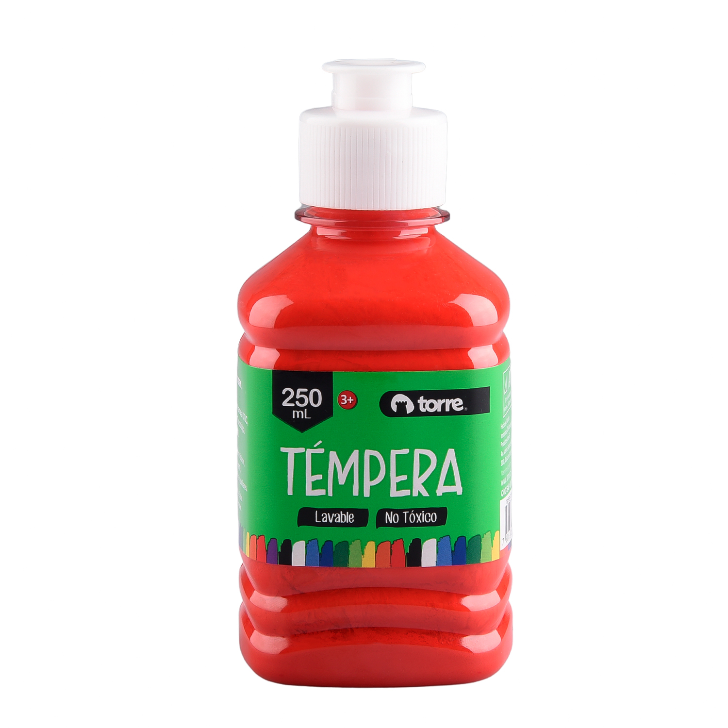Témpera 250 ml Color Rojo Torre