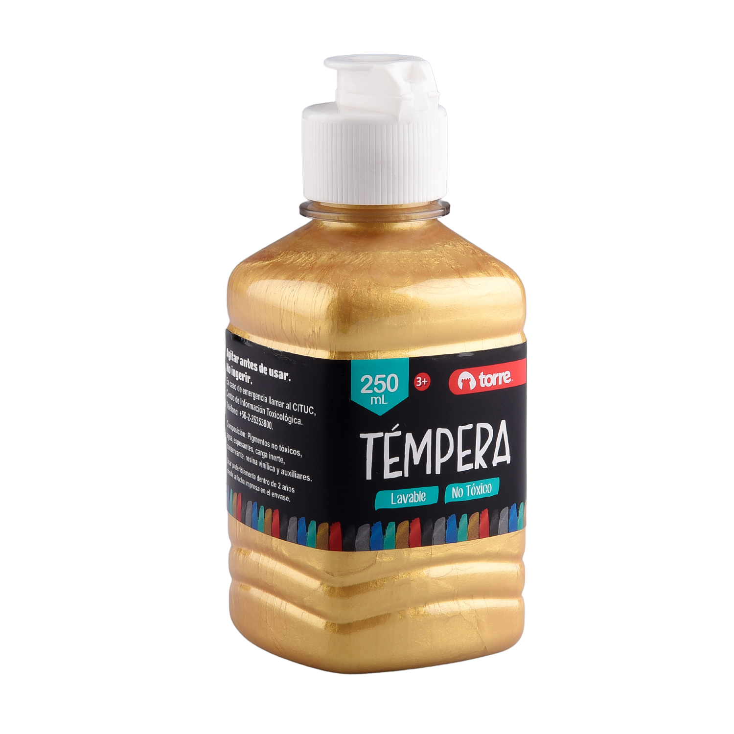 Témpera 250 ml Color Dorado Torre