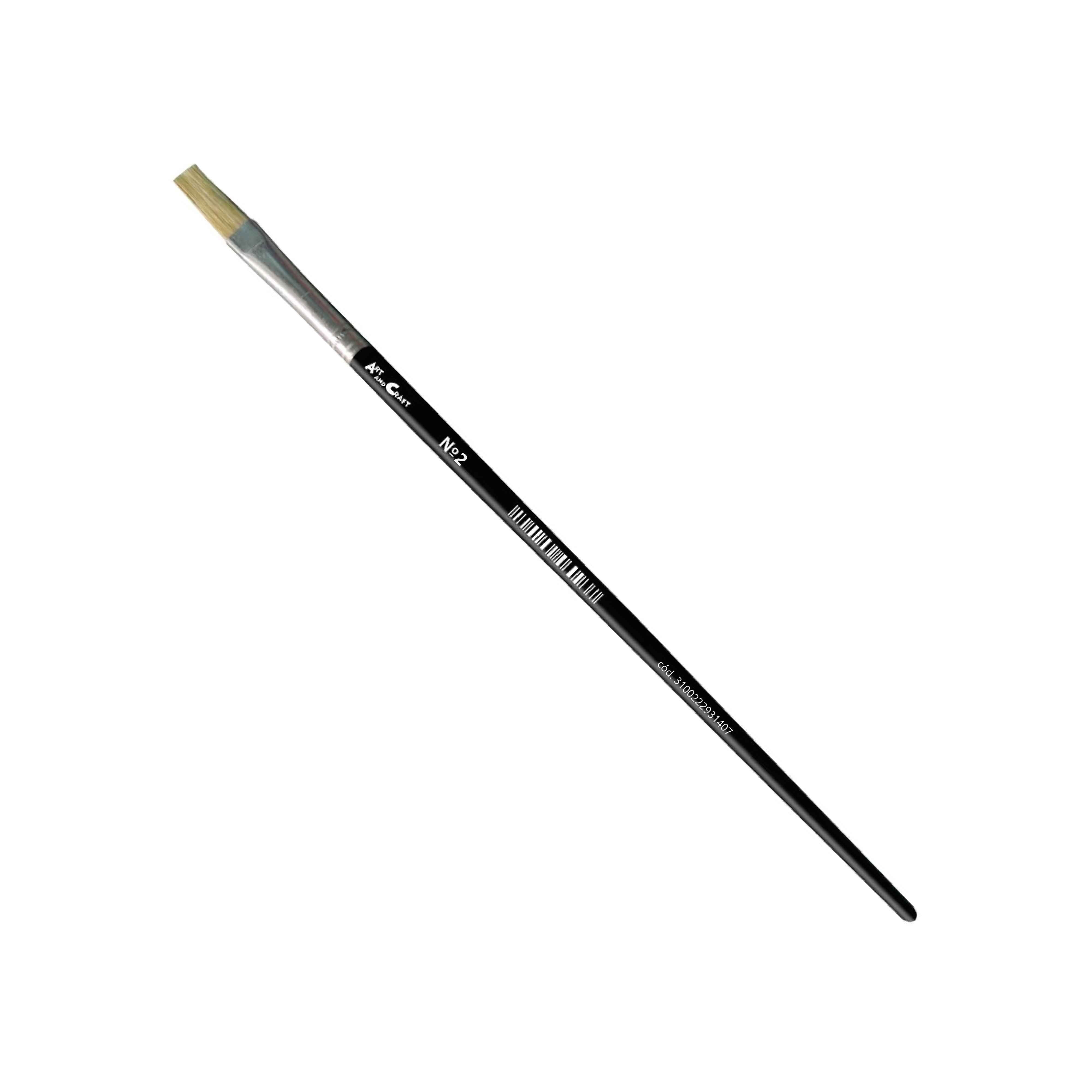 PINCEL N2 ESPATULA MANGO DE MADERA