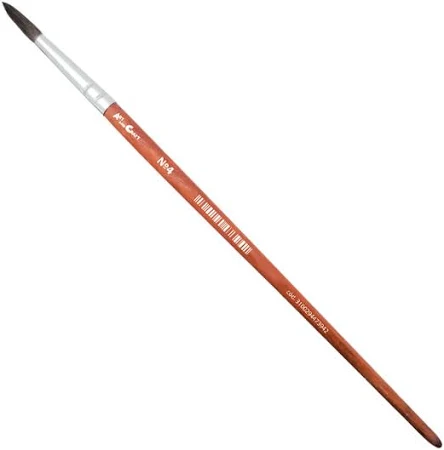 PINCEL N°4 PELO DE CAMELLO MANGO DE MADERA