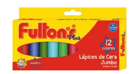 LAPICES DE CERA JUMBO FULTONS 12 UND
