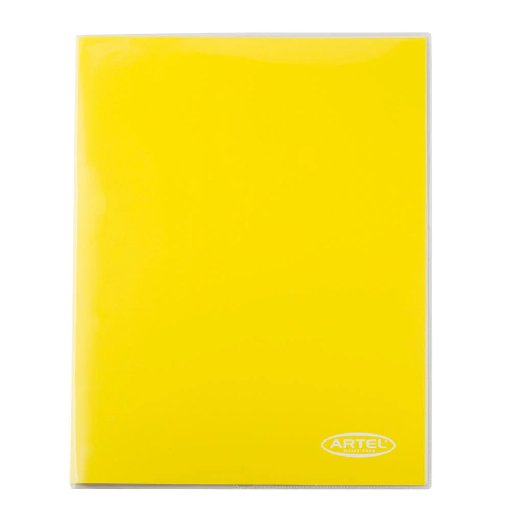 Carpeta Artel con Gusano AMARILLO