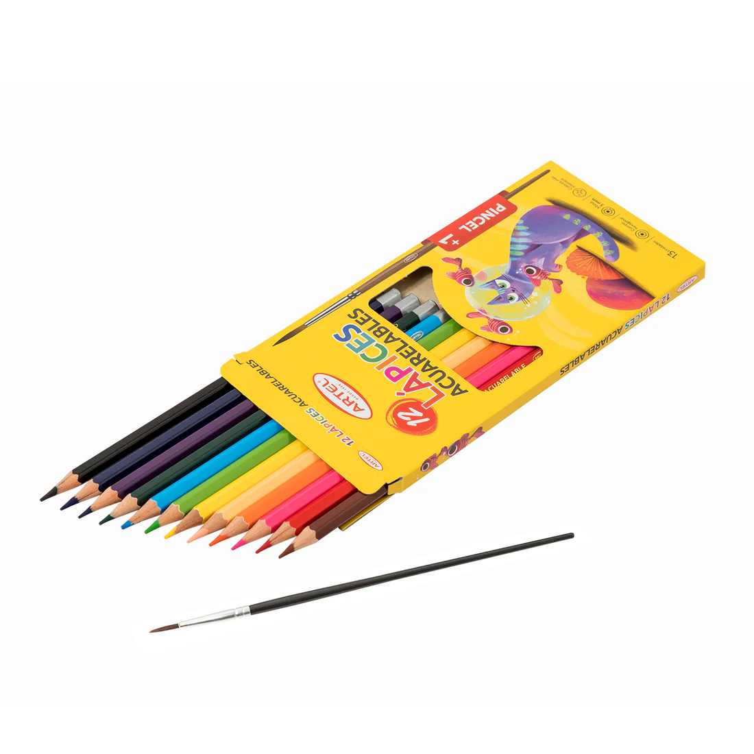 Lápices de Color Acuarelables Artel 12 Unidades - imagen 2