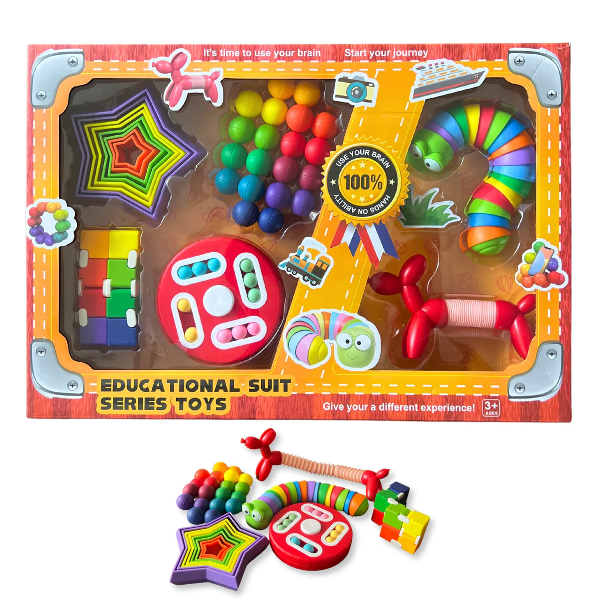 Set de juguetes sensoriales - 6 pcs