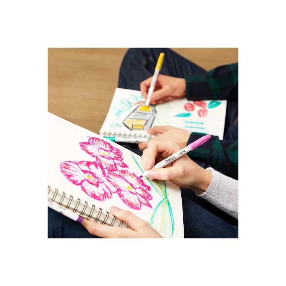 Destacador S-Note Sharpie Colores Pastel blíster x12 - imagen 3