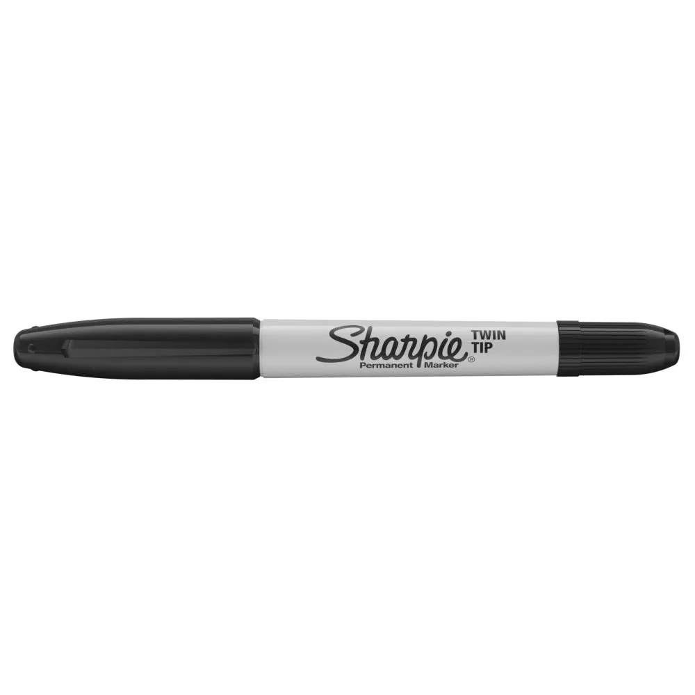 Marcador permanente Sharpie doble punta negro - imagen 2