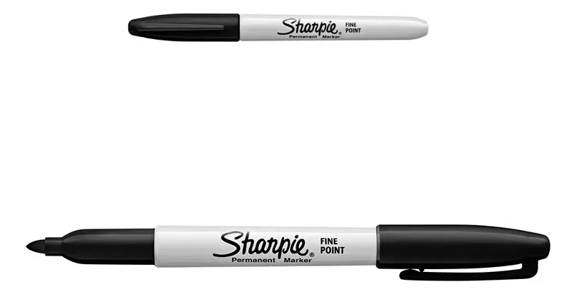 marcador permanente Sharpie punta fina negro