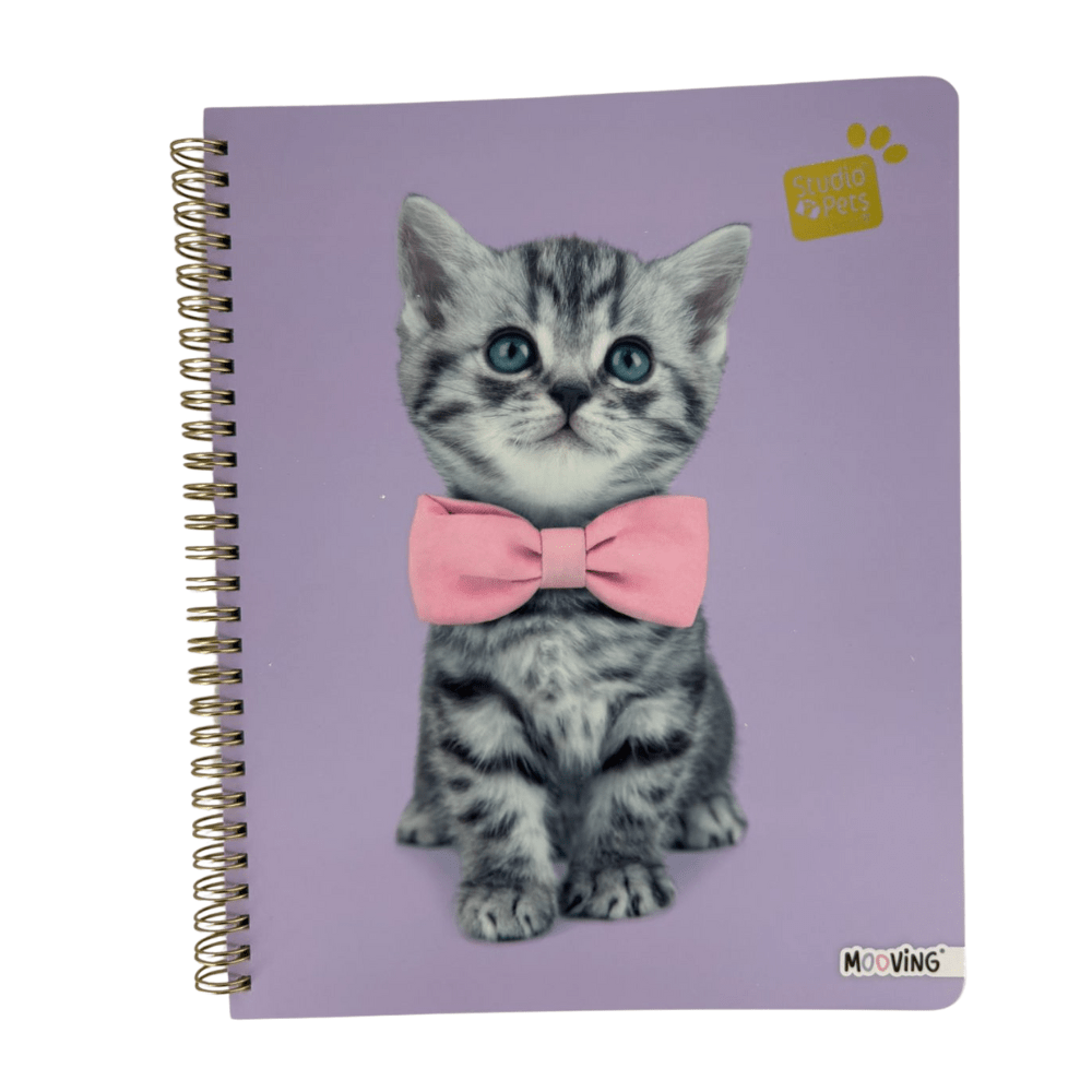 Cuaderno universitario mat 7mm 100hjs studio pets mooving - imagen 3