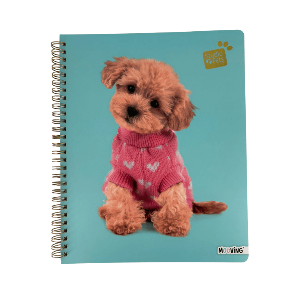 Cuaderno universitario mat 7mm 100hjs studio pets mooving - imagen 4