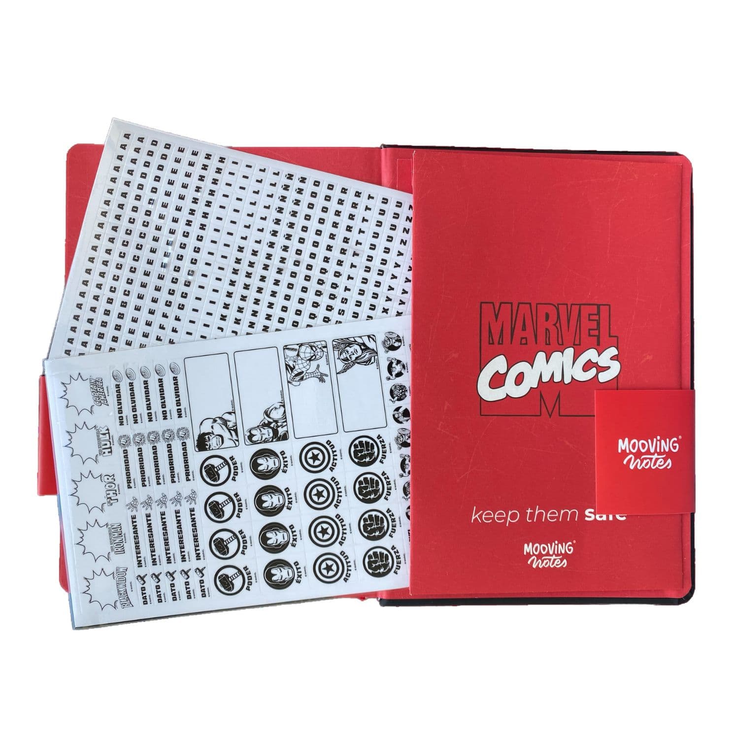 Mooving Notes - Libreta A5 Líneas Marvel - imagen 4