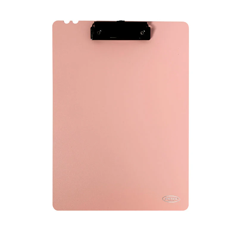 Tabla Con Apretador De Metal Artel A4 Pastel